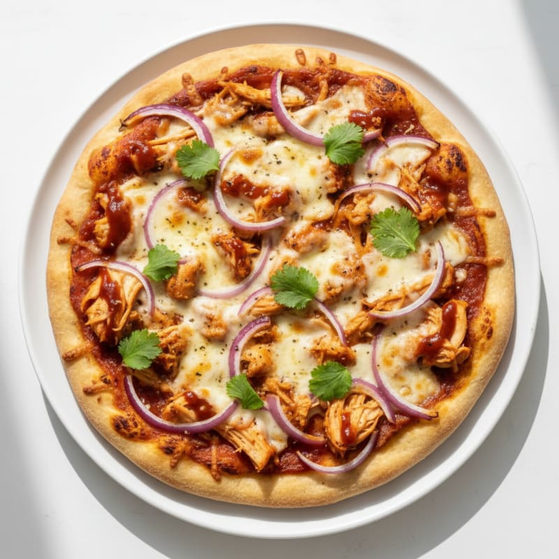High-Protein BBQ Chicken Pizza