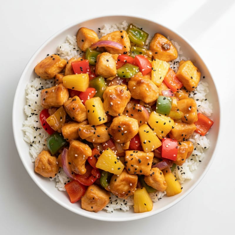 Sweet and Sour Chicken Stir-Fry