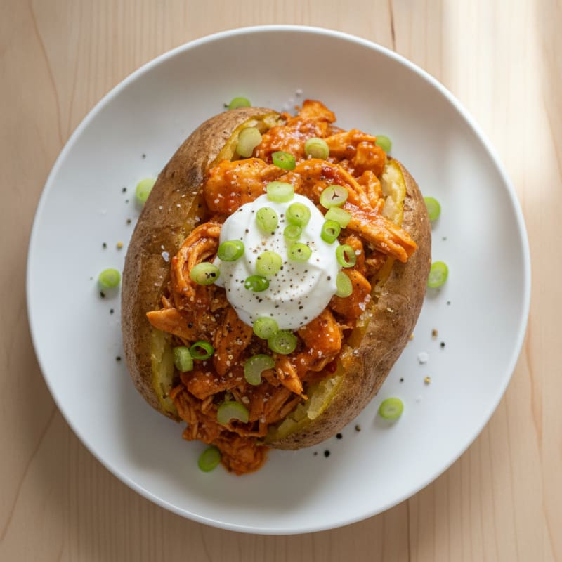 Buffalo Chicken Baked Potato