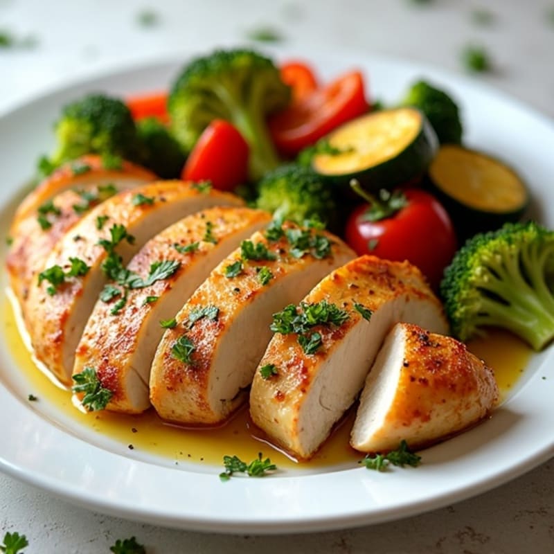 Sheet Pan Lemon Herb Chicken with Crispy Roasted Vegetables