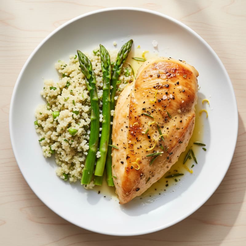 Zesty Lemon-Herb Roasted Chicken Breast