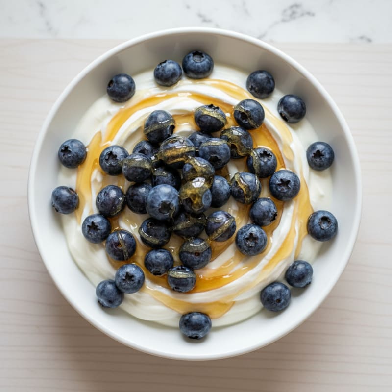 Greek Yogurt with Fresh Berries and Honey