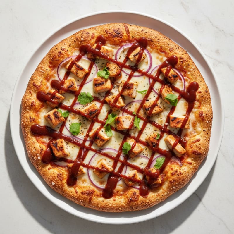 Smoky BBQ Chicken Pizza with Crispy Crust