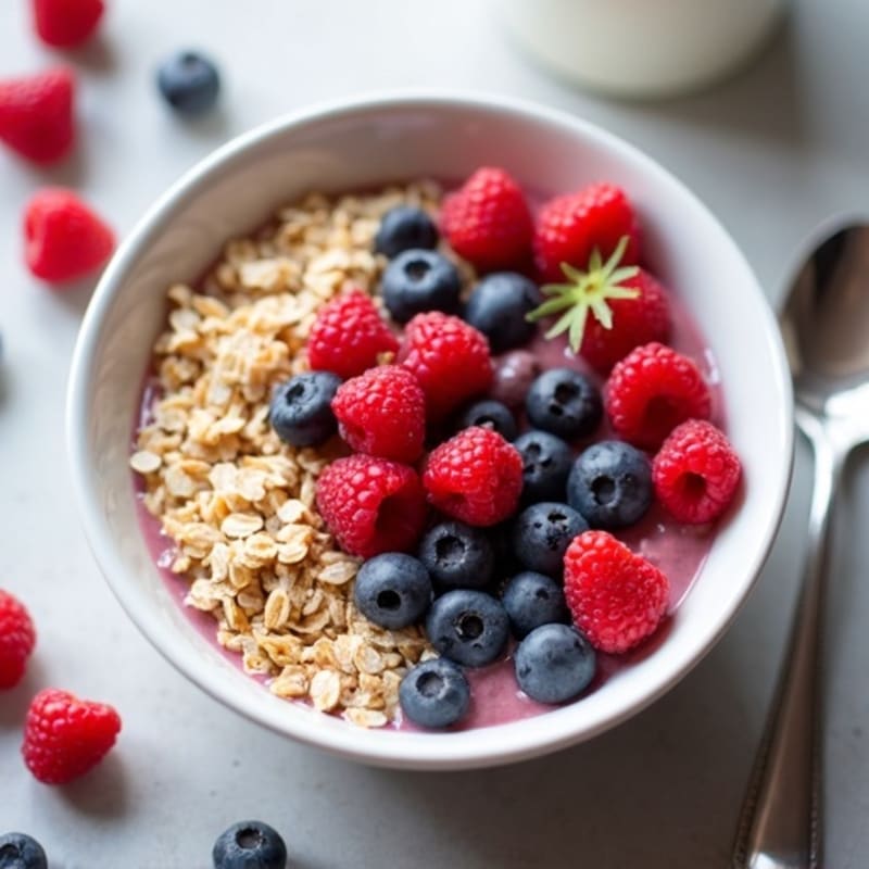 Protein-Packed Berry Oatmeal Bowl