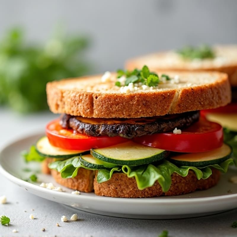 Hearty Grilled Vegetable Sandwich