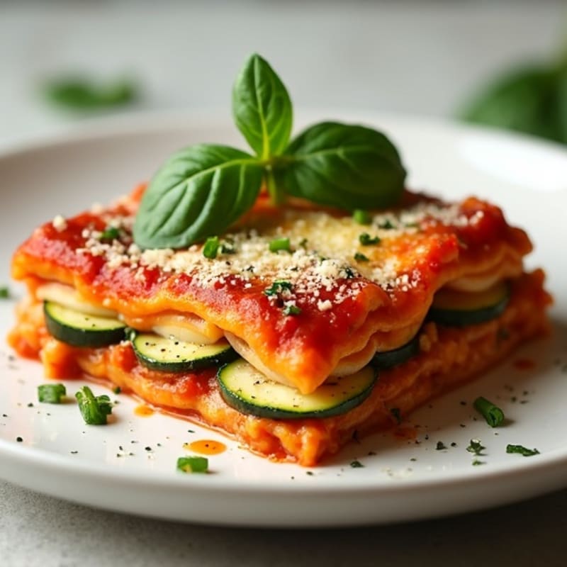 Lean Ground Turkey Lasagna Bake with Zucchini and Creamy Ricotta