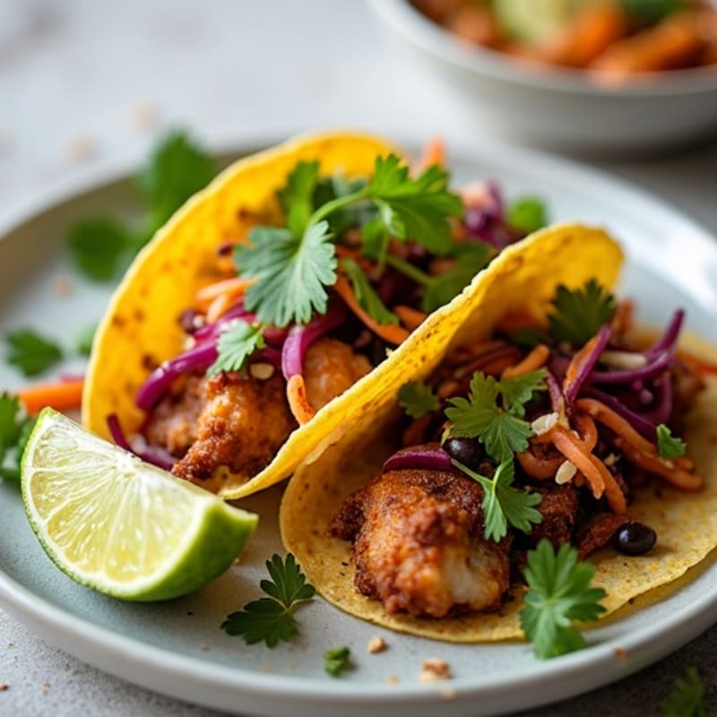 Crispy Slow-Cooked Pork Tacos with Fresh Slaw