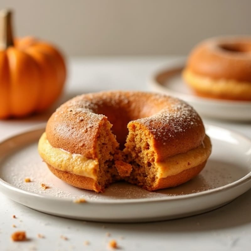 Protein-Packed Baked Pumpkin Spice Donuts