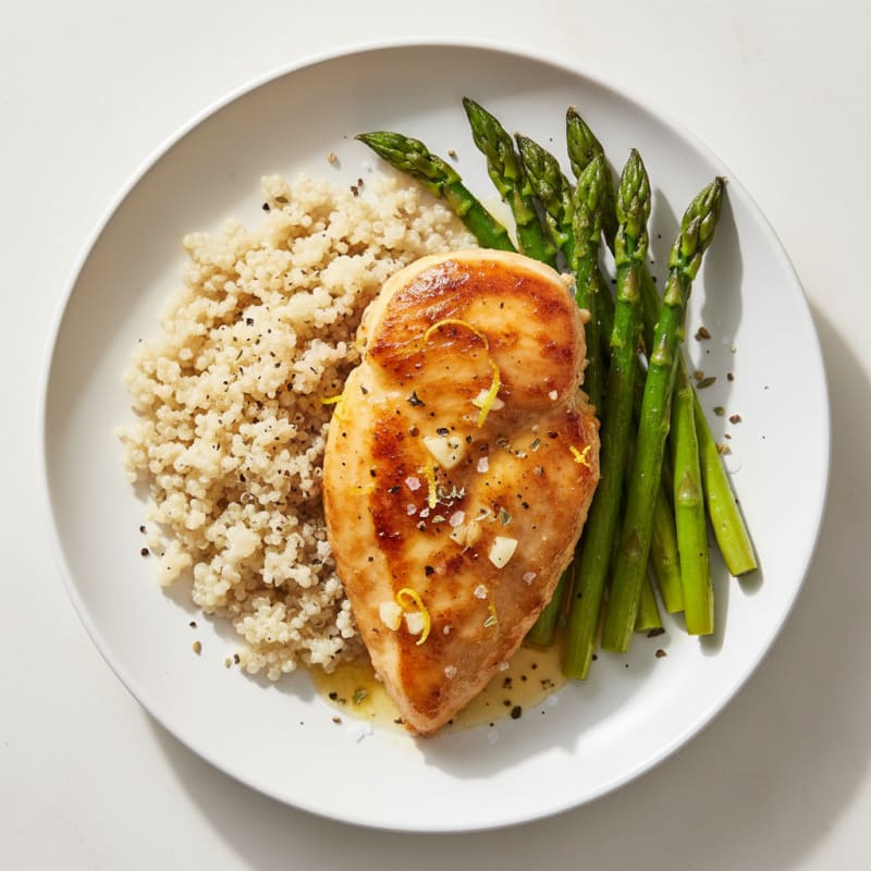 Crispy Pan-Seared Chicken with Zesty Lemon
