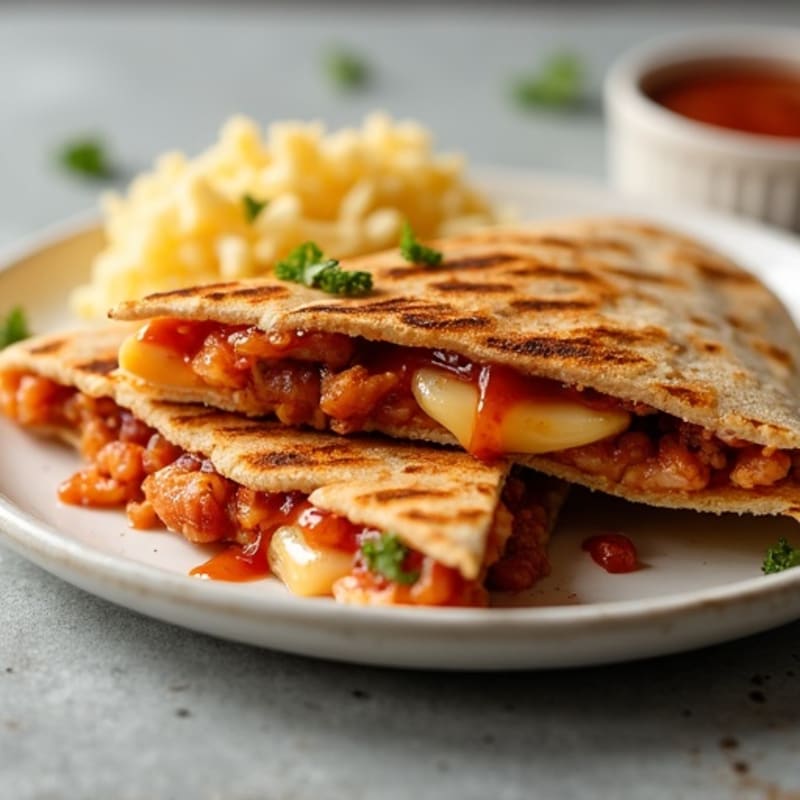 Grilled BBQ Chicken Sweet Onion Quesadilla