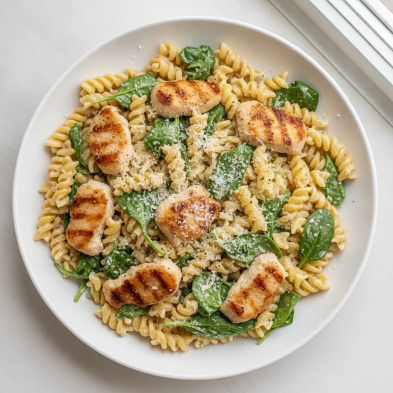 Creamy Garlic Chicken Alfredo Pasta