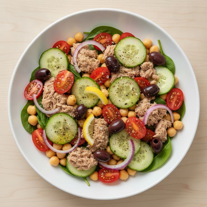 Tuna Mediterranean Bowl