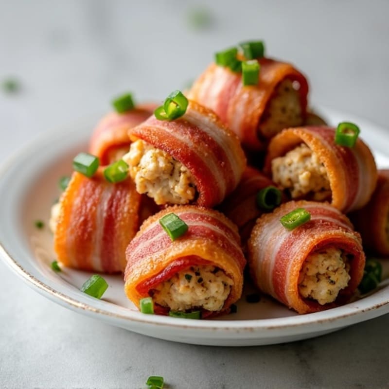 Crispy Bacon-Wrapped Jalapeño Turkey Bites