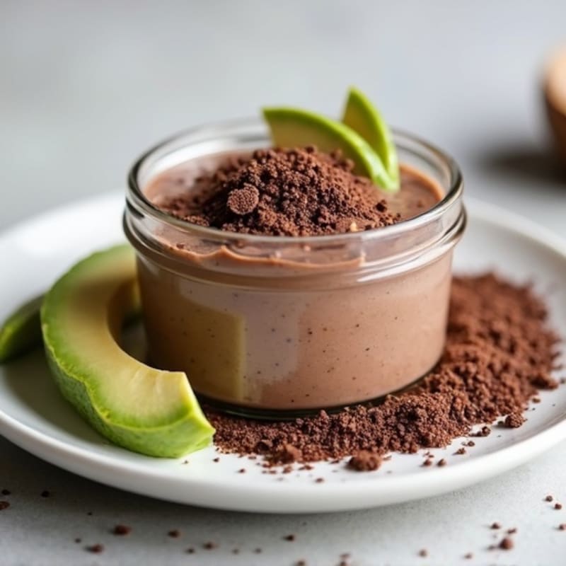 Silky Chocolate Protein Pudding with Chia Seeds