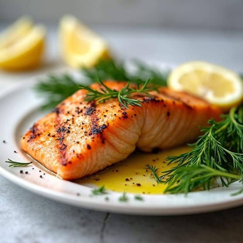 Lemon Herb Grilled Salmon