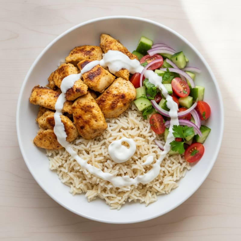 Chicken Shawarma Rice Bowl