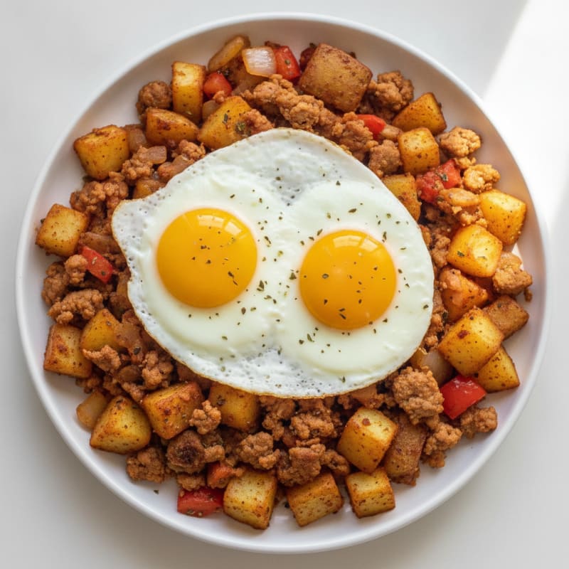 Spicy Chorizo and Potato Hash