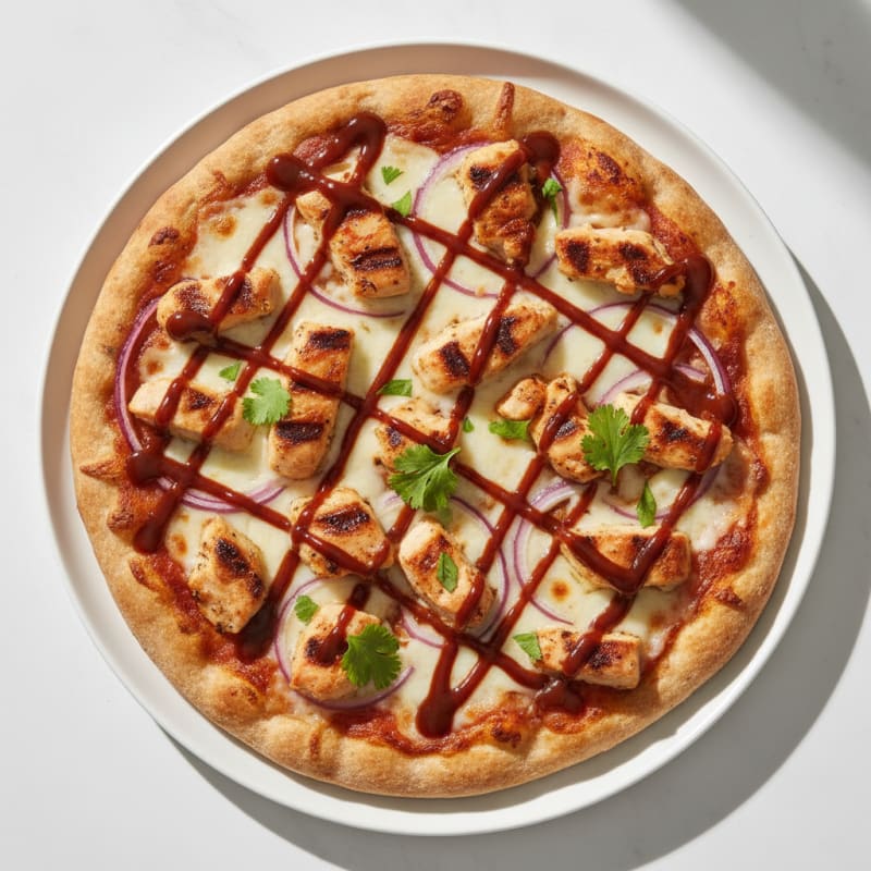 High-Protein BBQ Chicken Pizza