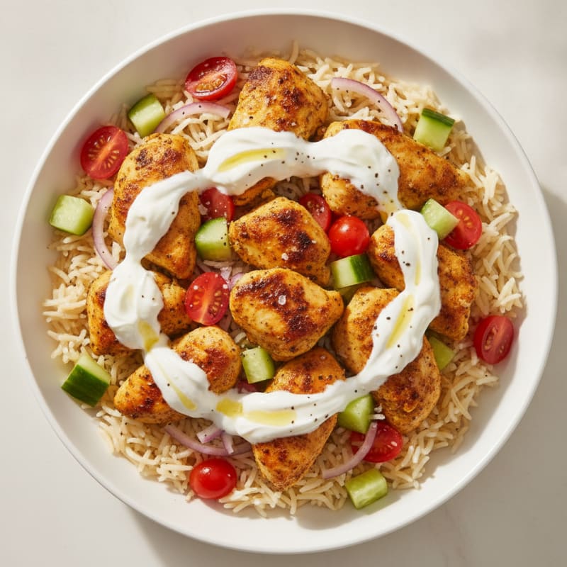 Chicken Shawarma Rice Bowl