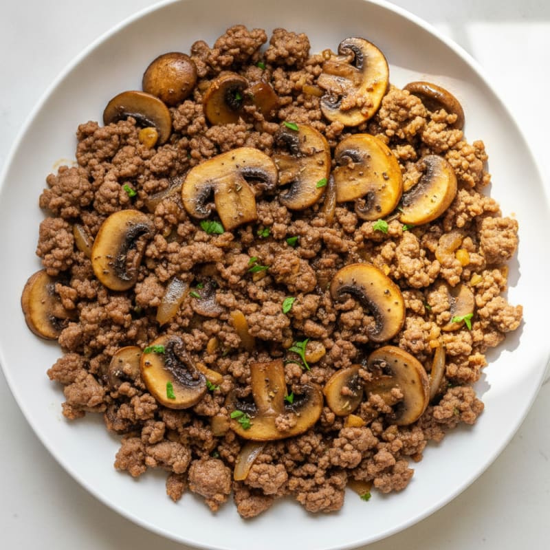 Savory Mushroom and Beef Skillet