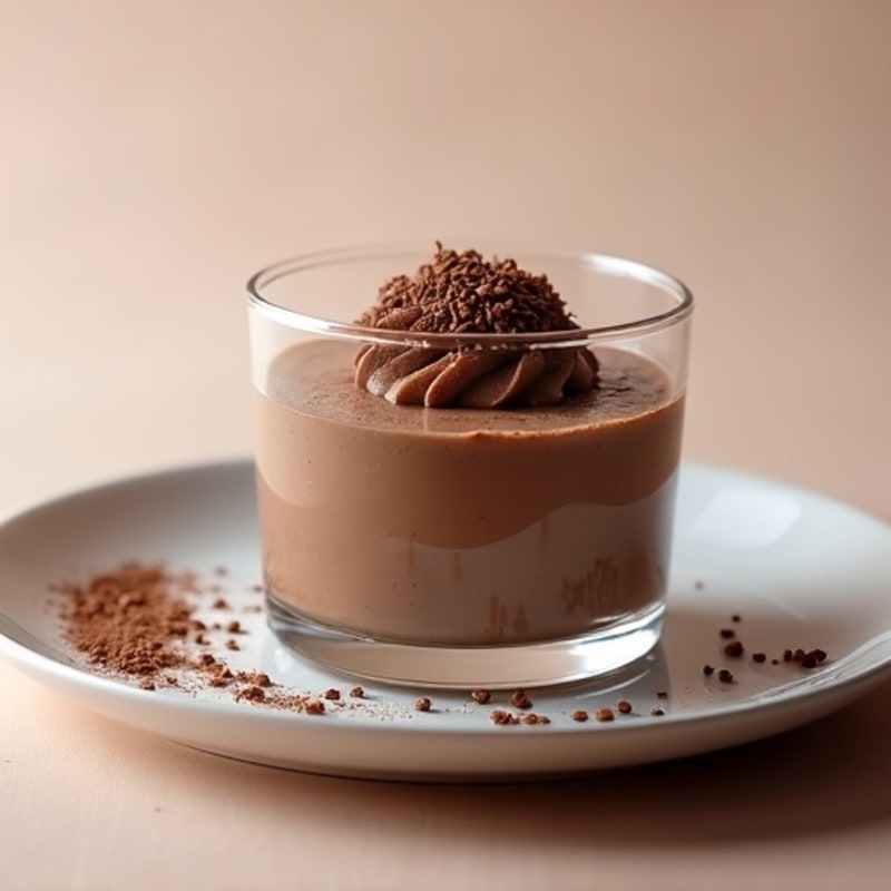 Silky Chocolate Protein Pudding with Greek Yogurt
