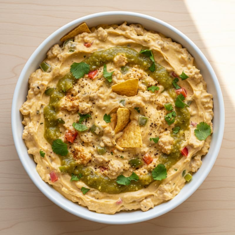 Creamy Zesty Nacho Cheese Dip