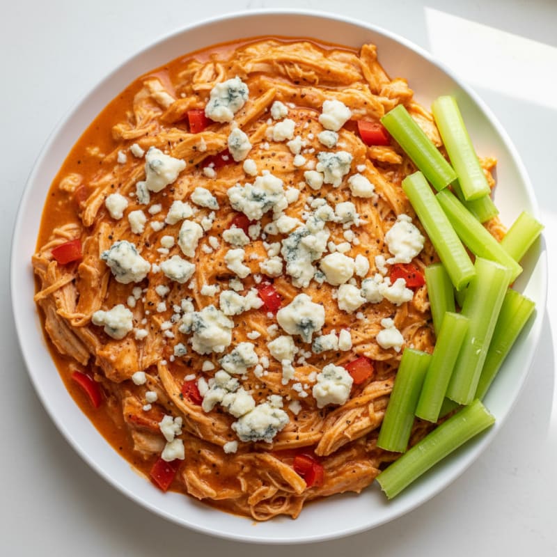 Buffalo Chicken and Blue Cheese Dip