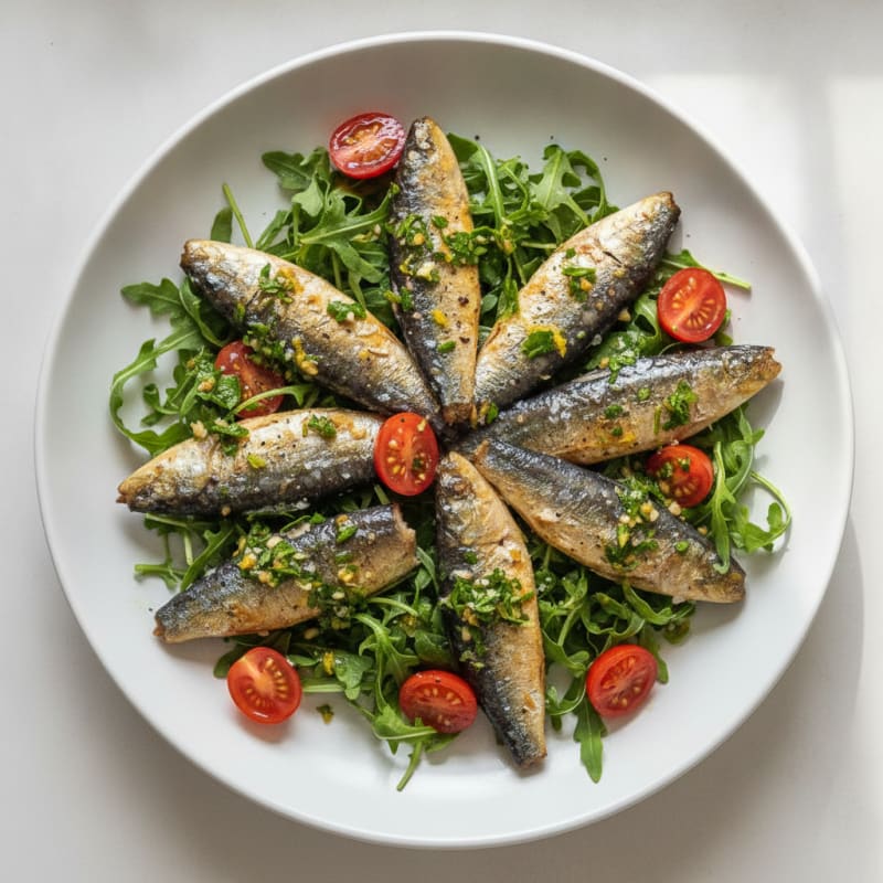 Pan-Seared Sardines with Lemon-Herb Gremolata