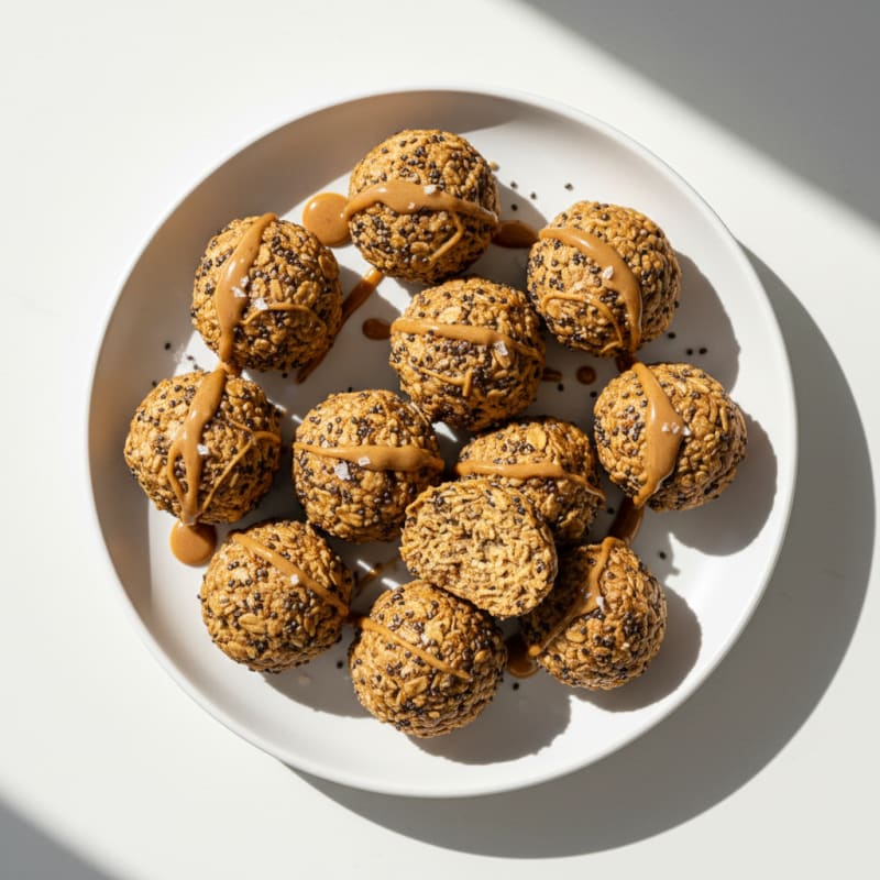 Peanut Butter Banana Chia Bites