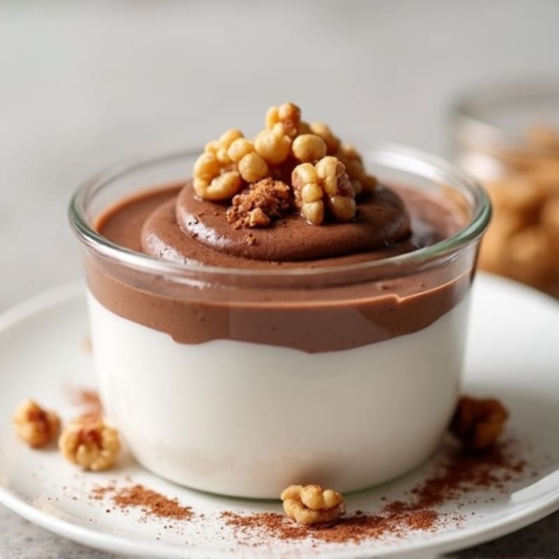 Greek Yogurt Chocolate Protein Pudding