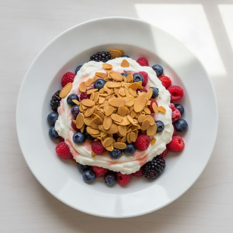 Creamy Greek Yogurt Protein Parfait with Mixed Berries