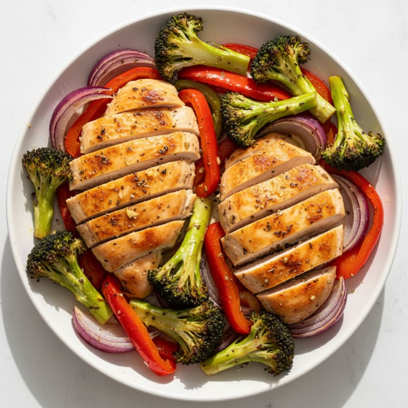 Sheet Pan Lemon Herb Chicken and Veggies
