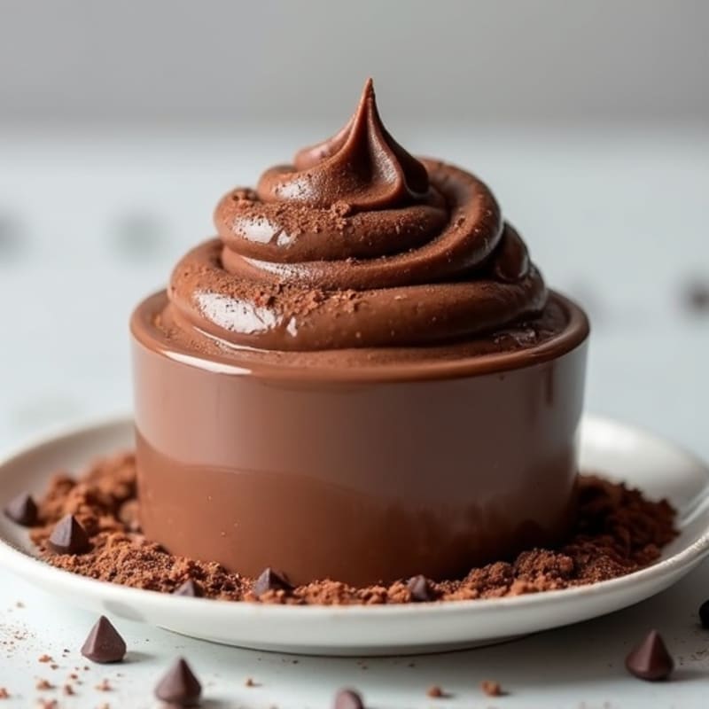 High-Protein Creamy Dark Chocolate Mousse