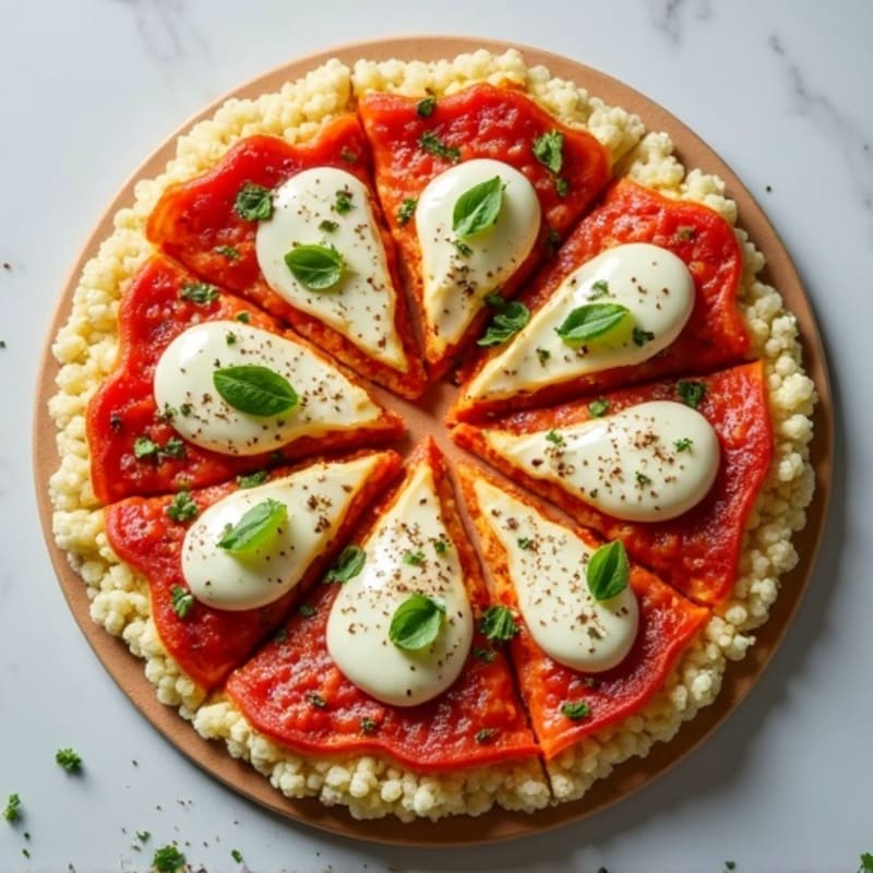 Grilled Chicken Pizza with Cauliflower Crust