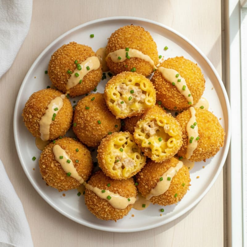 Golden Mac & Cheese Bites