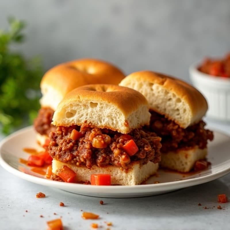 Hearty Lean Beef Sloppy Joe Sliders