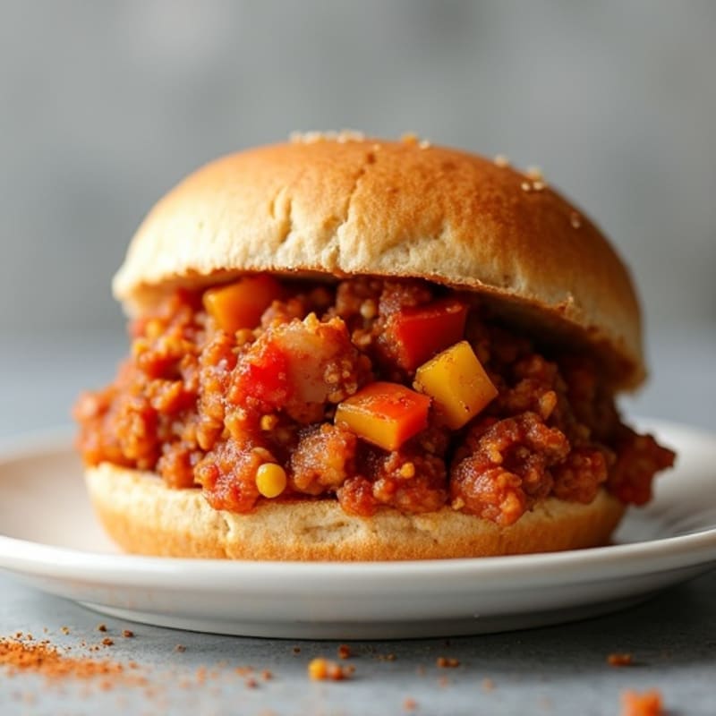 Hearty Lean Ground Turkey and Veggie Sloppy Joes