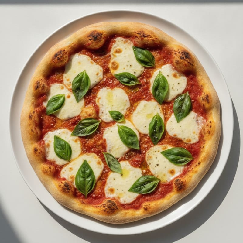 Classic Margherita Pizza with Fresh Basil