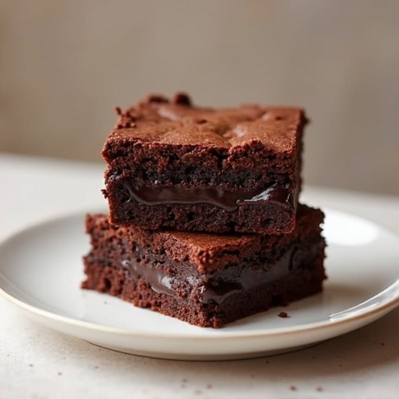 Fudgy Dark Chocolate Sweet Potato Brownies