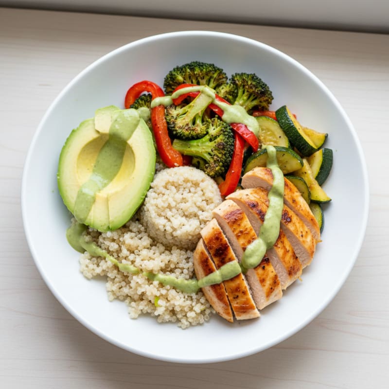 Chicken and Veggie Power Bowl