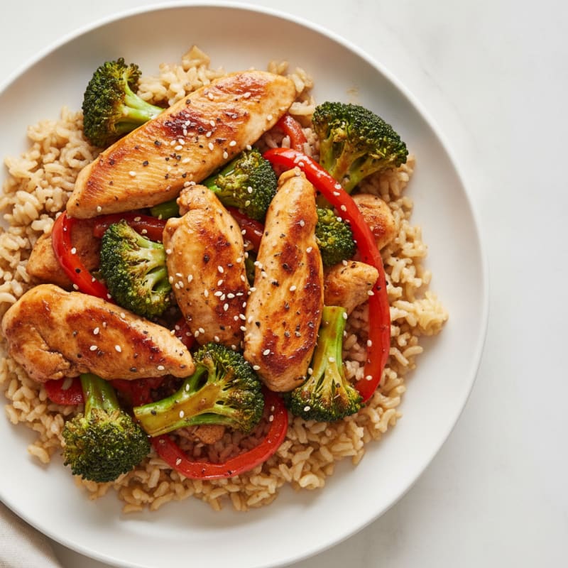 Teriyaki Chicken and Broccoli Stir-Fry