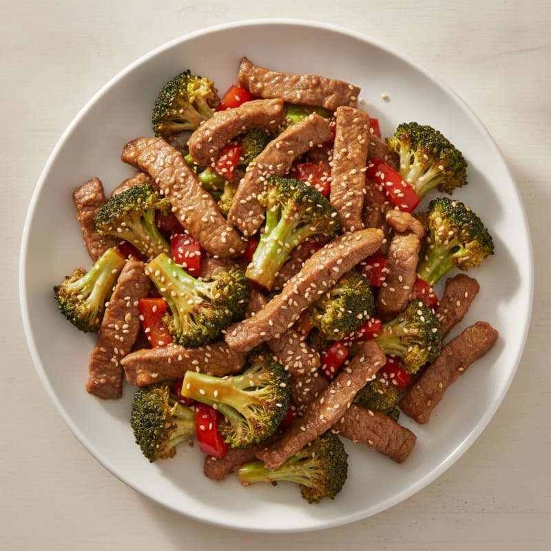 Sesame Beef and Broccoli Stir-Fry