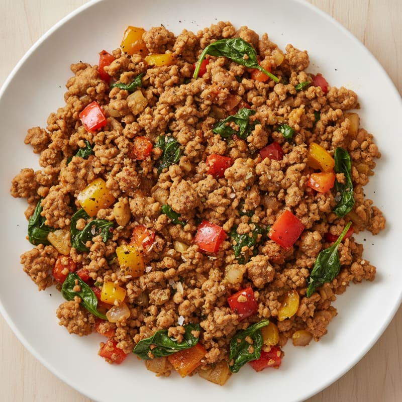 Savory Ground Turkey Skillet