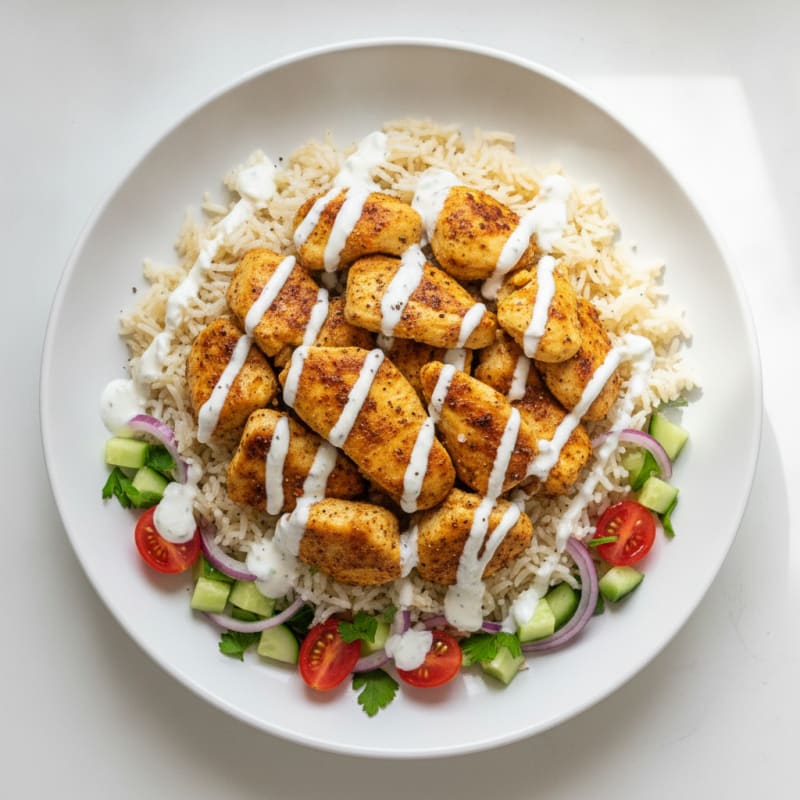 Chicken Shawarma Rice Bowl