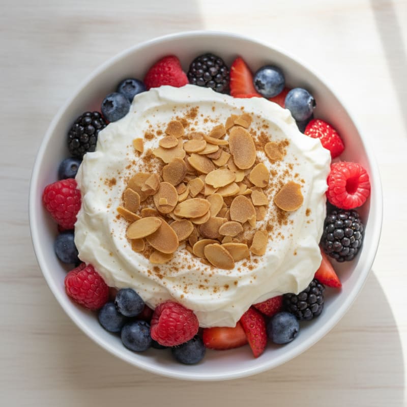 Creamy Greek Yogurt Protein Parfait with Berries