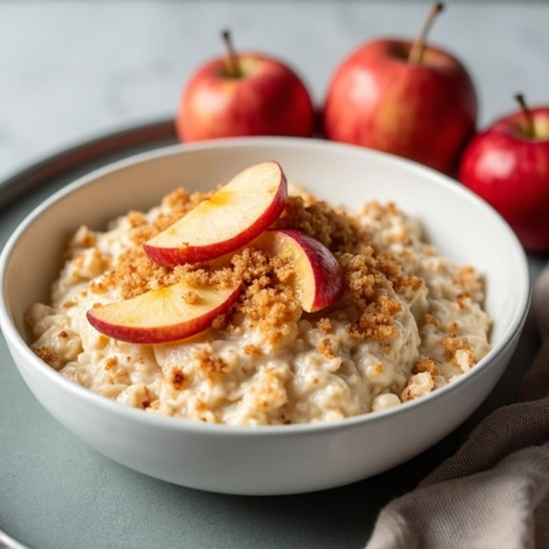 Protein-Packed Apple Cinnamon Steel Cut Oats