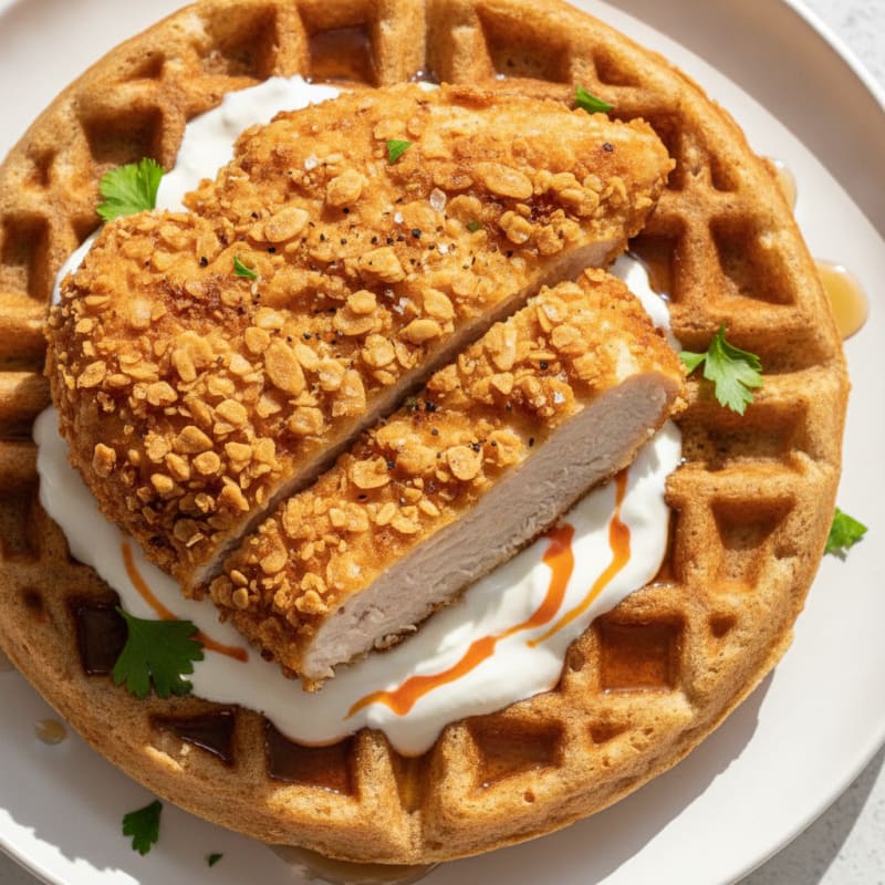 Golden Chicken & Waffles