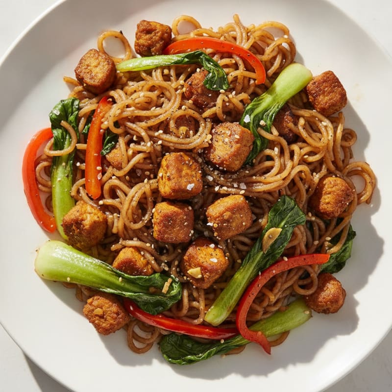 Soy-Glazed Konjac Noodle Stir-Fry