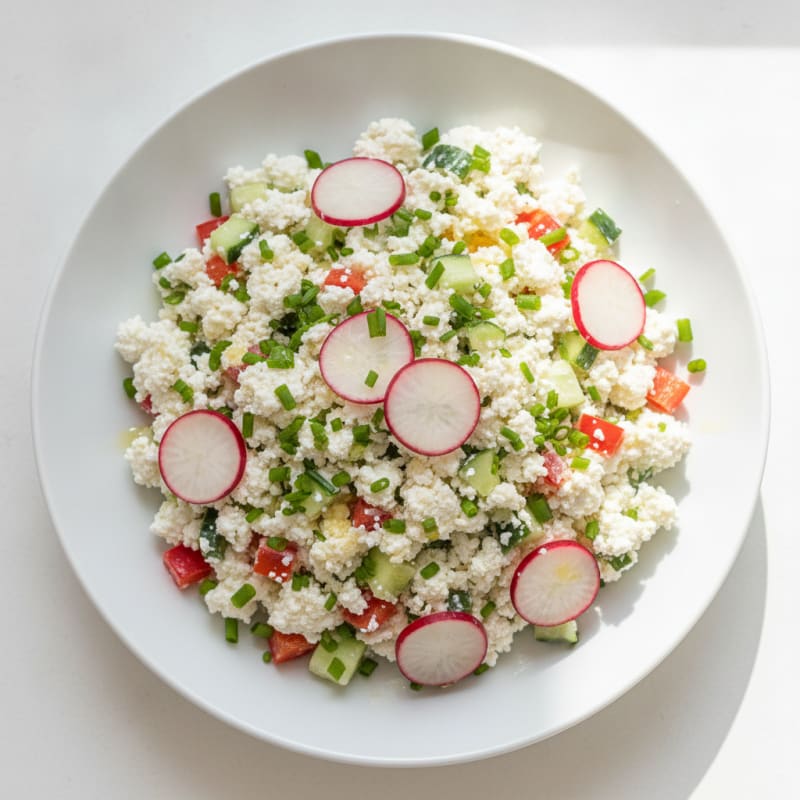 Cottage Cheese and Vegetable Salad
