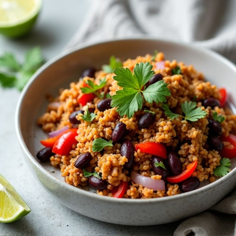 Cilantro-Lime Seasoned Turkey Taco Skillet